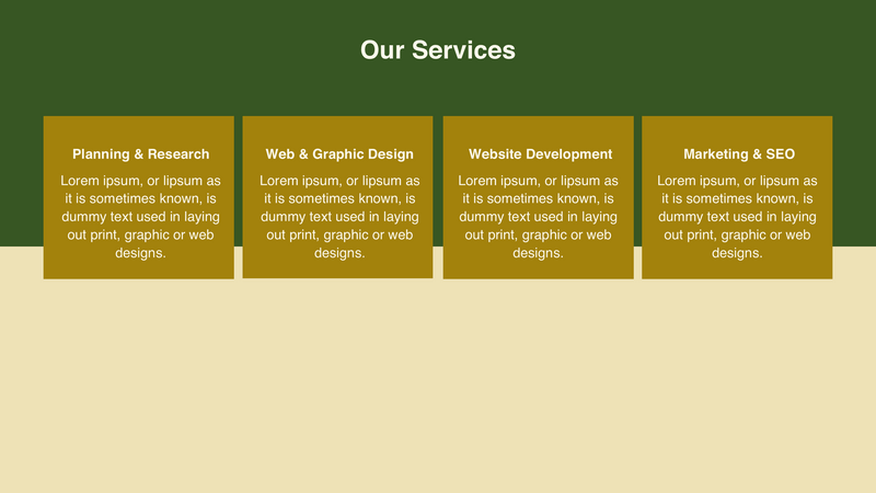 Web Project Proposal Presentation Template