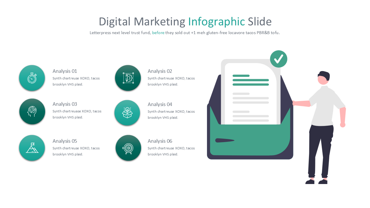 Digital Marketing - PowerPoint Infographics Slides