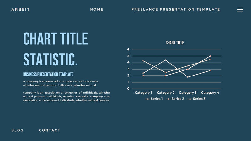 Arbeit - Portfolio PowerPoint Template