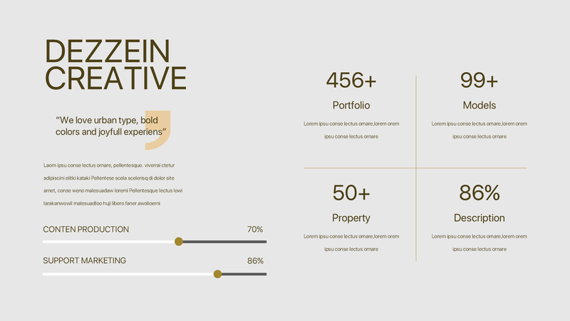 DEZZEIN Portfolio Keynote Template