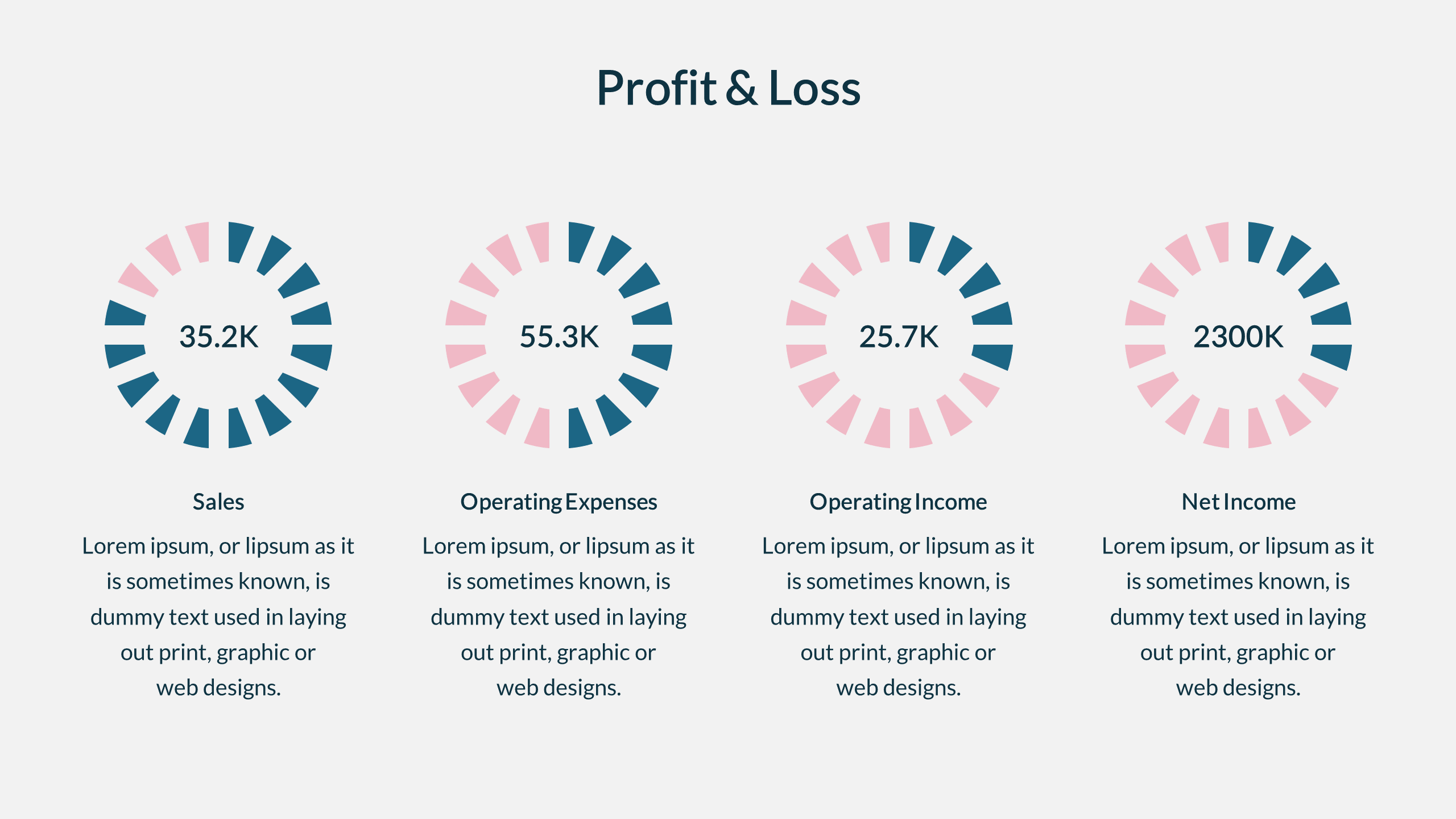 Year Report PowerPoint Template