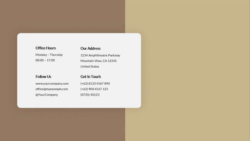 Lachor - Annual Report Google Slides Template