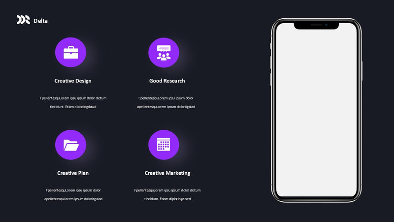DELTA - Pitch Deck Powerpoint