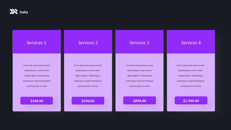 DELTA - Pitch Deck Powerpoint