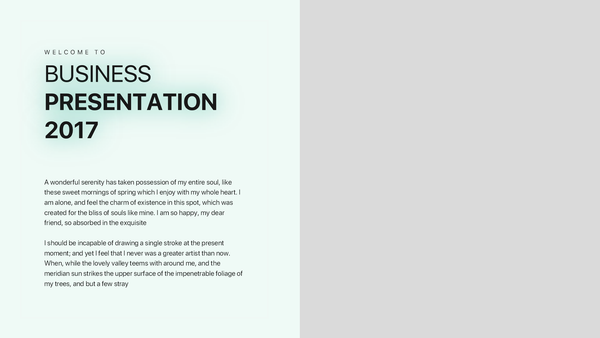 Venture Business Presentation Template