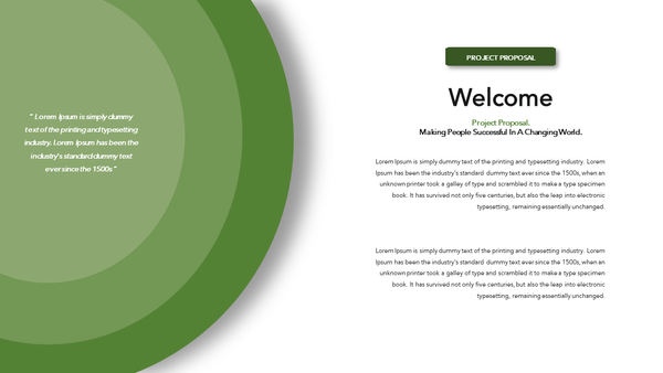 Project Proposal - PowerPoint Template