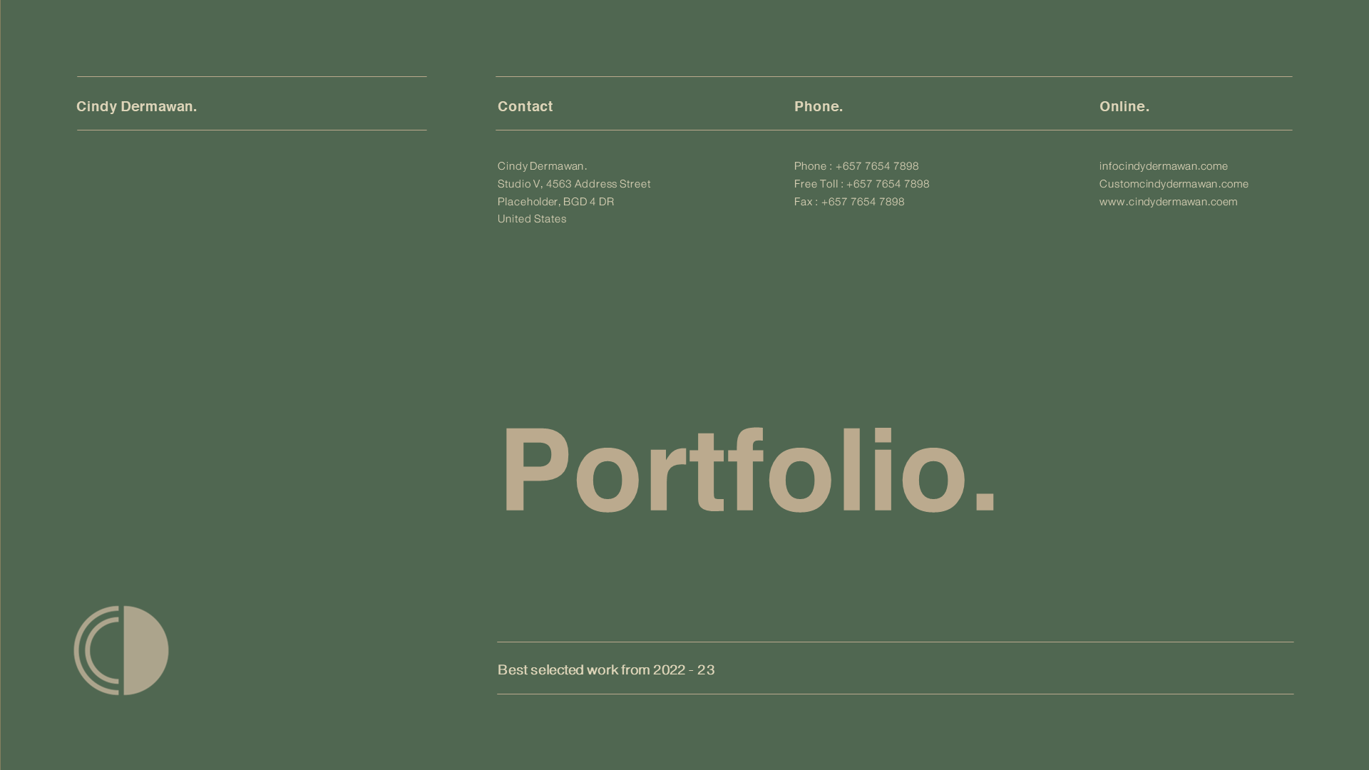 Portfolio Template