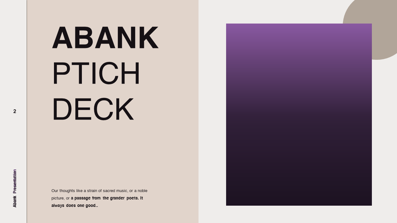 ABANK Pitch Deck - Powerpoint