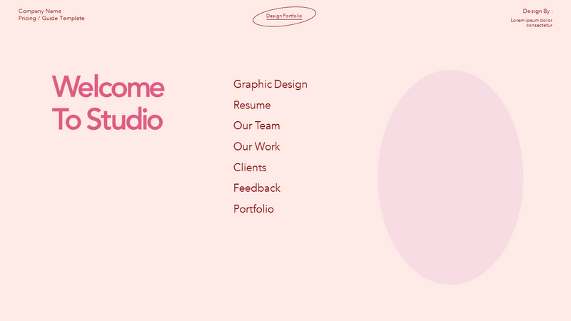 Portfolio Presentation Template