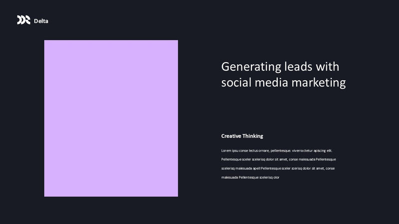 DELTA - Pitch Deck Powerpoint