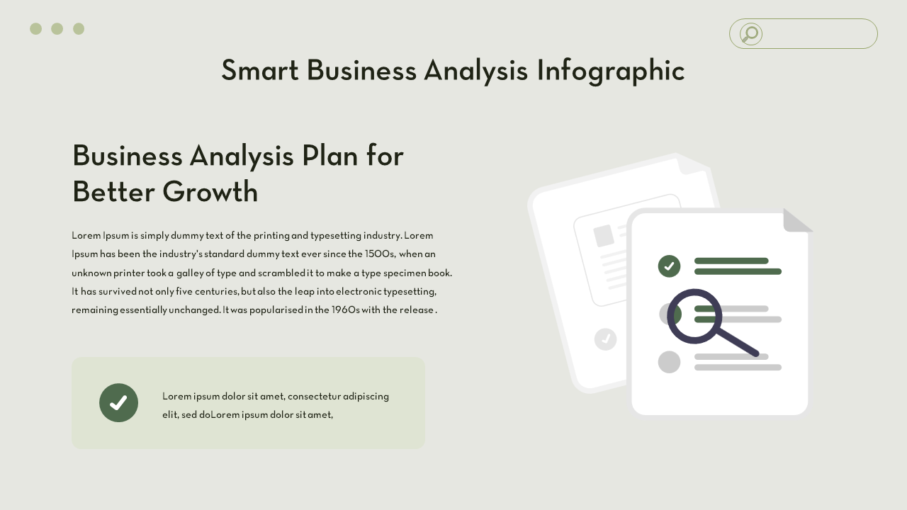 Business Analysis Infographic PowerPoint