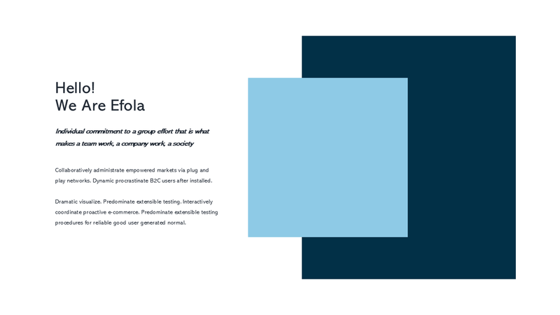 Efola : Pitch Deck Powerpoint