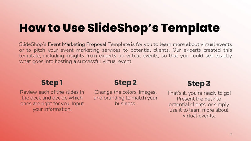 Online Event Marketing Proposal