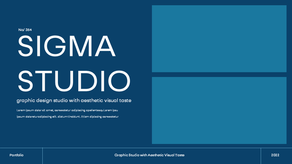 SIGMA Portfolio Powerpoint Template