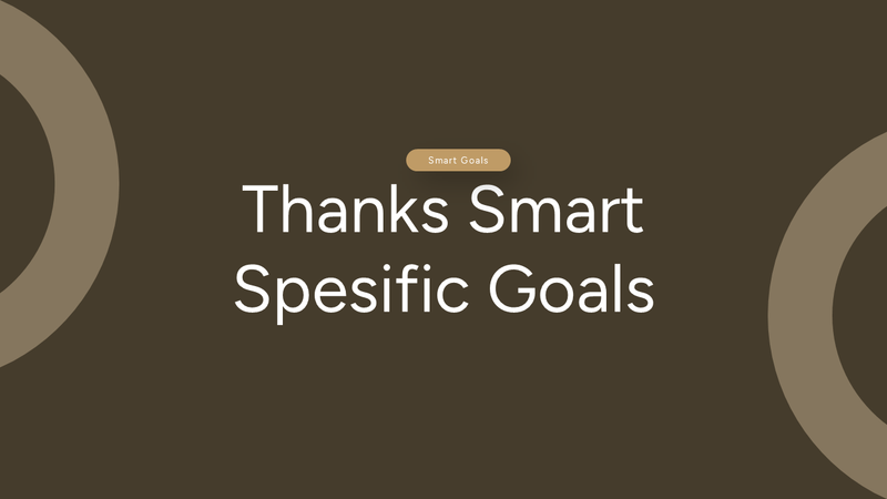 Smart Goals Powerpoint Template