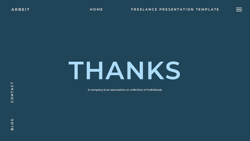 Arbeit - Portfolio PowerPoint Template