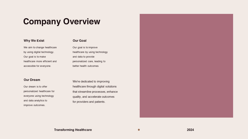 HealthHub - Medical Pitch Deck PowerPoint