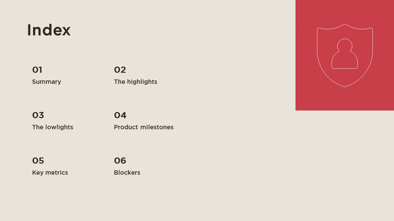 Investor Update Pitch Deck Template