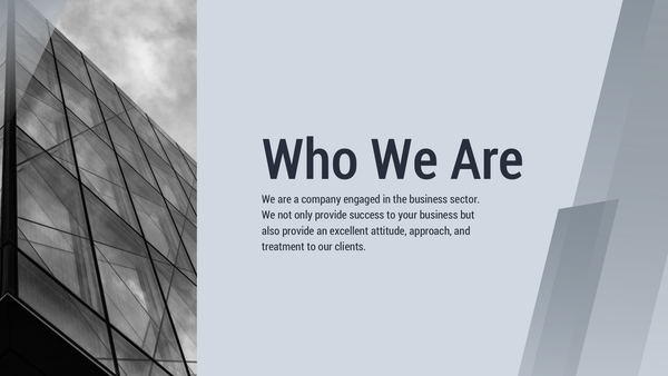 Professional Business Report Presentation