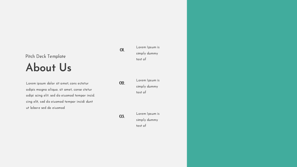 Investment Presentation Template