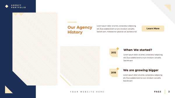 Agence Agency Portfolio Powerpoint