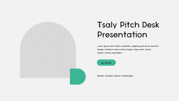 Tsaly - Powerpoint Pitch Deck