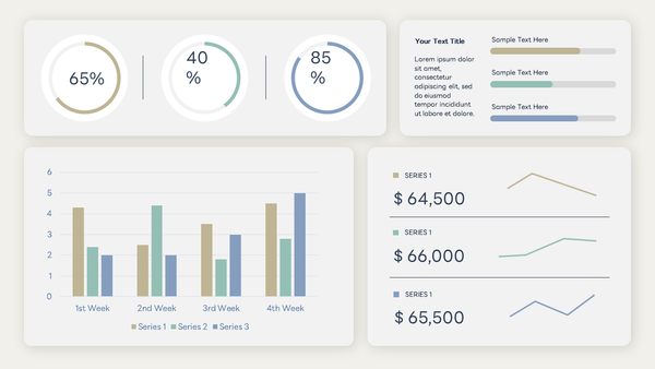 Marketing Dashboard - Powerpoint