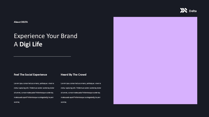 DELTA - Pitch Deck Powerpoint