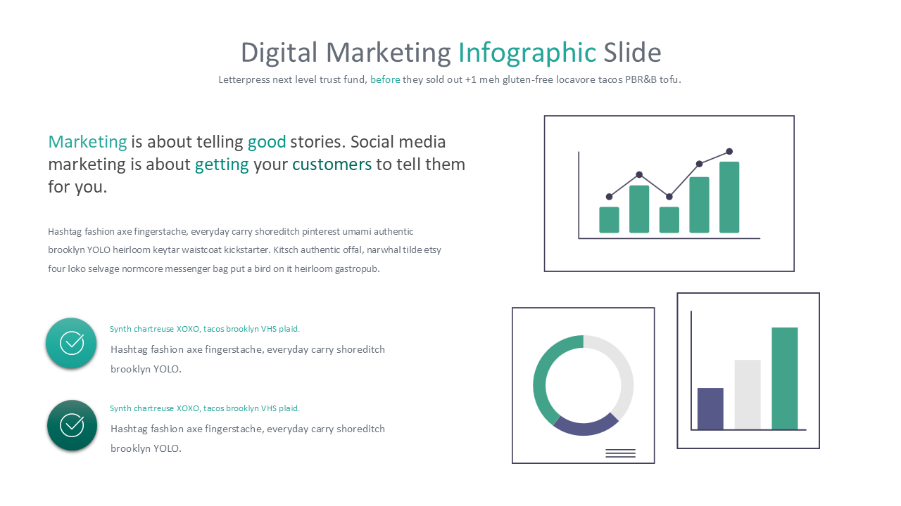 Digital Marketing - PowerPoint Infographics Slides