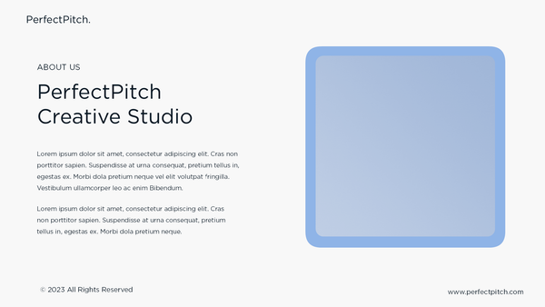 PerfectPitch Investor Pitch Deck Keynote