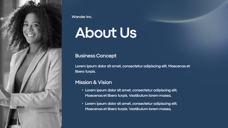 Blue Gradient Professional Business Presentation