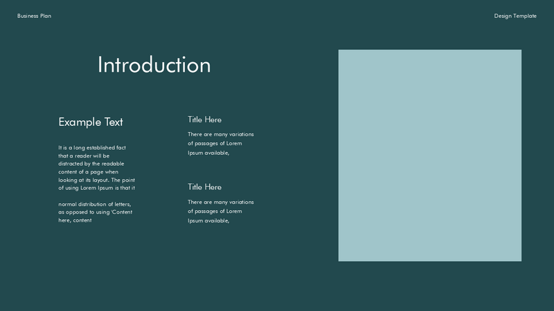 Business Plan Powerpoint Template