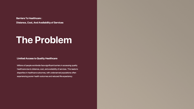 Digital Health Solutions Pitch Deck Template