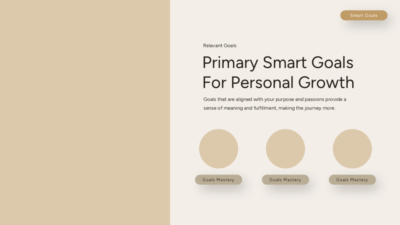 Smart Goals Powerpoint Template