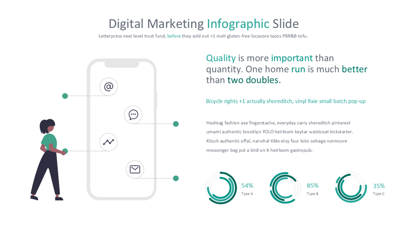 Digital Marketing - PowerPoint Infographics Slides