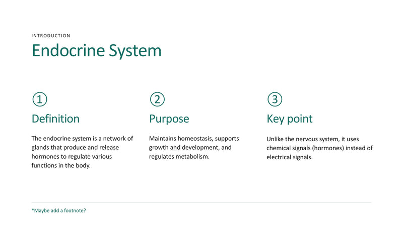 The Endocrine System