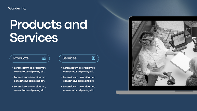 Blue Gradient Professional Business Presentation