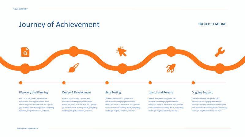 Timeline Infographic Presentation Power Point