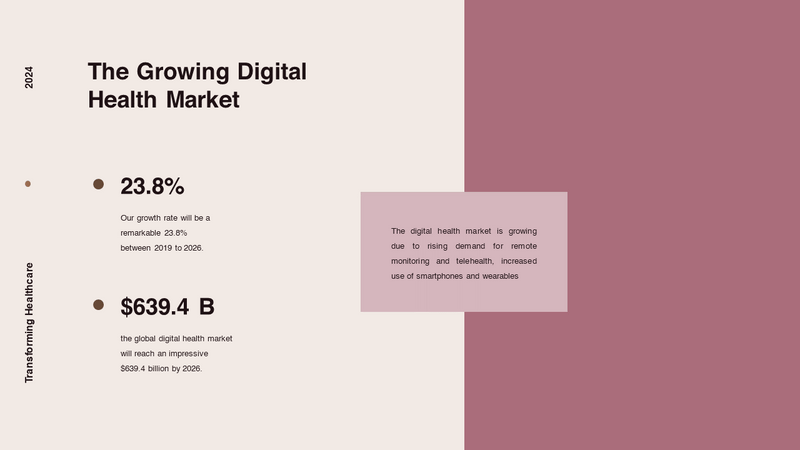 HealthHub - Medical Pitch Deck PowerPoint