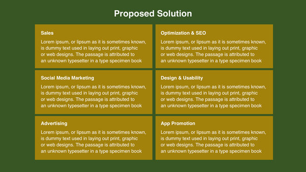 Web Project Proposal Presentation Template