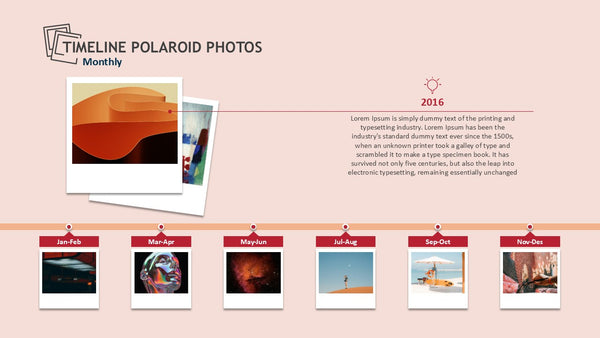 Timeline Polaroid Photos