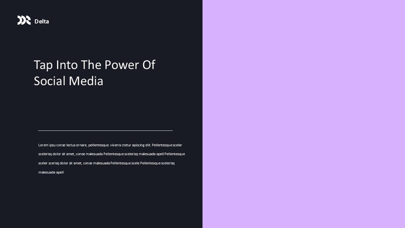 DELTA - Pitch Deck Powerpoint