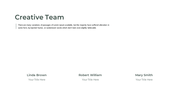 Proposal Presentation Template