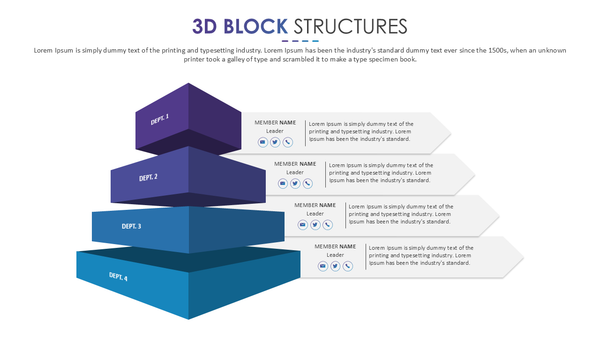 3D Block Structures