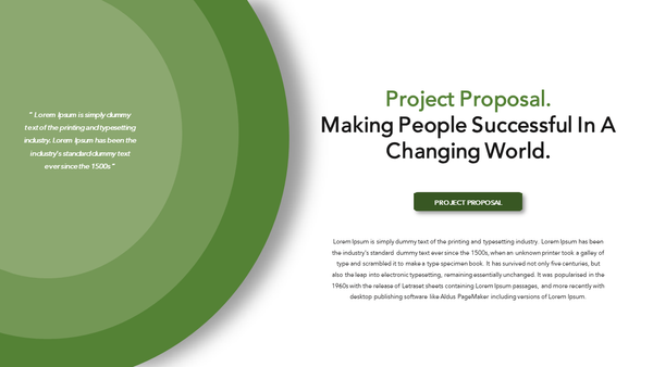 Project Proposal - PowerPoint Template