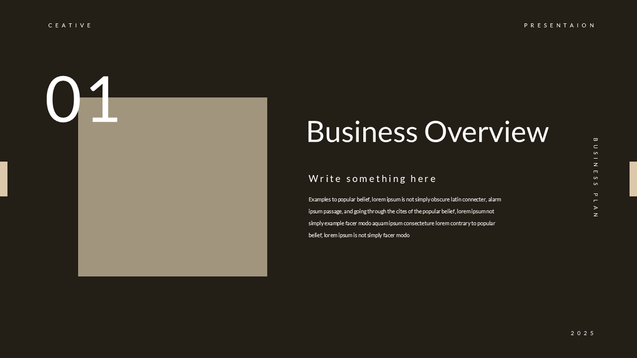 Business Plan Presentation Template