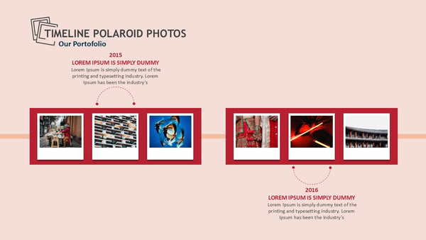 Timeline Polaroid Photos