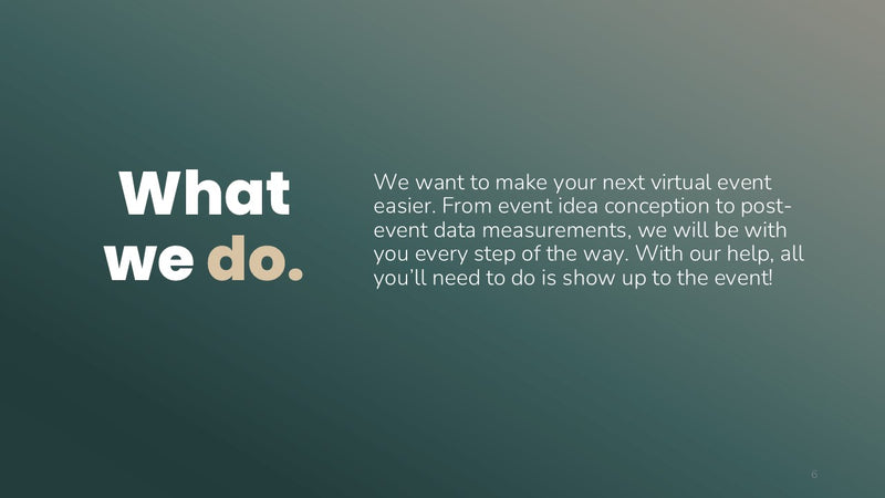 Online Event Marketing Proposal