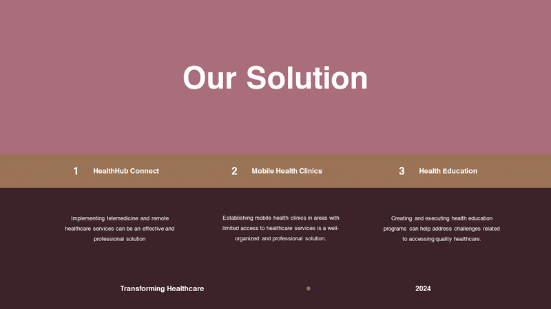 HealthHub - Medical Pitch Deck PowerPoint