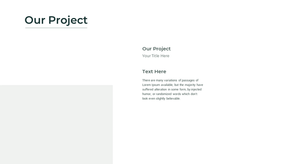 Proposal Presentation Template